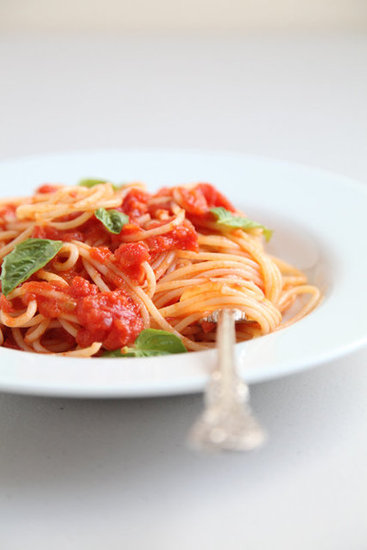 Day Two: Easy Tomato Sauce with Spaghetti
