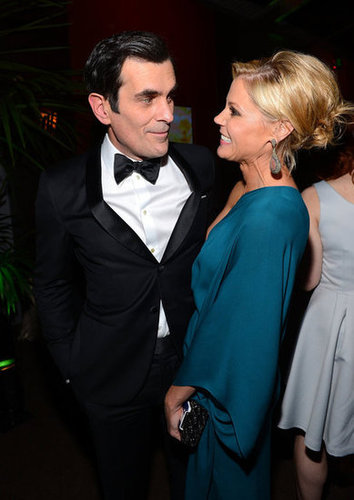 Claire & Hugh Celebrate Homeland at Fox's Bash With the Modern Family Crew Claire & Hugh Celebrate Homeland at Fox's Bash With the Modern Family Crew