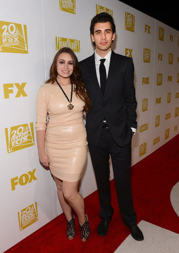 Claire & Hugh Celebrate Homeland at Fox's Bash With the Modern Family Crew Claire & Hugh Celebrate Homeland at Fox's Bash With the Modern Family Crew