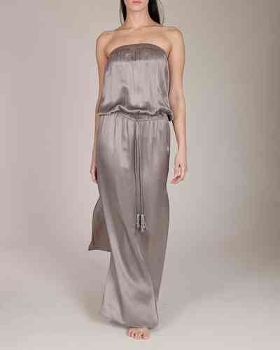 Marie France Van Damme Maxi Bustier Dress