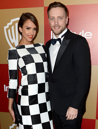 Jessica Alba and Ariel Foxman