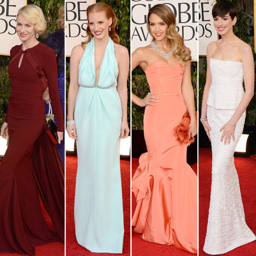 Our Best Dressed Celebrity List from the 2012 Golden Globes