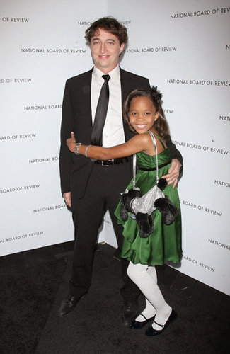 Quvenzhané Wallis posed with her Beasts of the Southern Wild director, Benh Zeitlin, at the National Board of Review Awards Gala.
Quvenzhané Wallis posed with her Beasts of the Southern Wild director, Benh Zeitlin, at the National Board of Review Awards Gala.