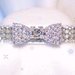 Rhinestone Bow-Tie Collar