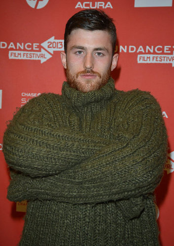 James Frecheville wore a green sweater.
James Frecheville wore a green sweater.