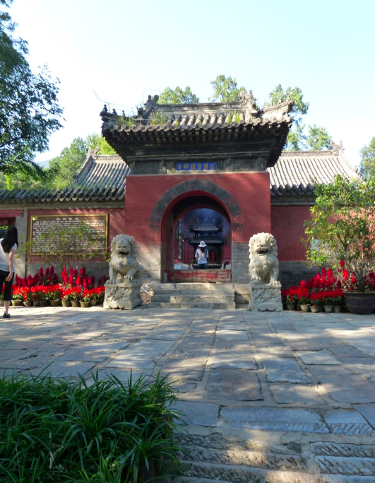Hongluo Si temple in Beijing, China