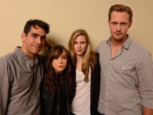 Alexander Skarsgard Cozies Up With His Costars at Sundance Alexander Skarsgard Cozies Up With His Costars at Sundance