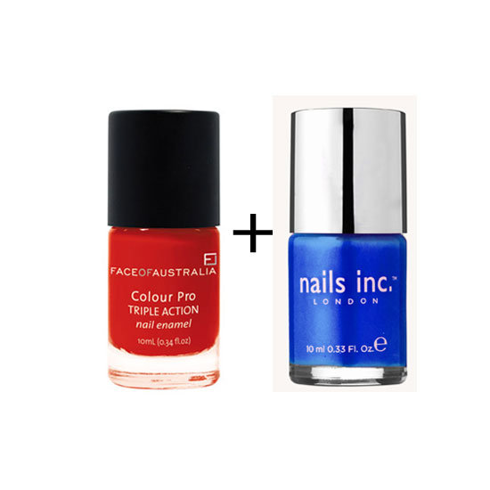 Face of Australia Colour Pro Triple Action Nail Enamel in Flaming Lava ($6.95) + Nails Inc Nail Polish in Baker Street ($19.95) Face of Australia Colour Pro Triple Action Nail Enamel in Flaming Lava ($6.95) + Nails Inc Nail Polish in Baker Street ($19.95)