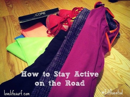 How to stay active while on the road