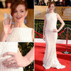 Glee's Jayma Mays in  Georges Hobeika Atelierat SAG Awards