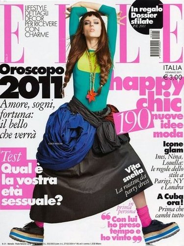Elle Italy January 2011 Elle Italy January 2011