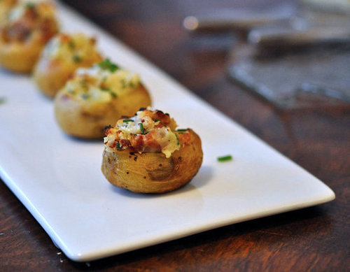 Mini Twice-Baked Potatoes Mini Twice-Baked Potatoes