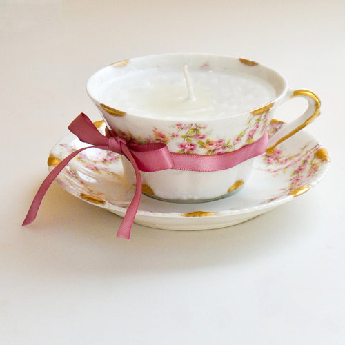 How to Make a Teacup Candle