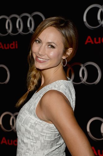 Stacy Keibler looked angelic at the Audi Celebrates the Super Bowl event on Friday night in New Orleans.
Stacy Keibler looked angelic at the Audi Celebrates the Super Bowl event on Friday night in New Orleans.