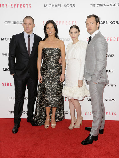 Channing, Rooney, and Jude Team Up For Their Side Effects Premiere Channing, Rooney, and Jude Team Up For Their Side Effects Premiere