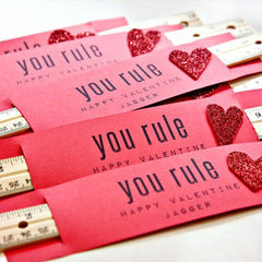 DIY Printable School Valentine's Day Cards For Kids