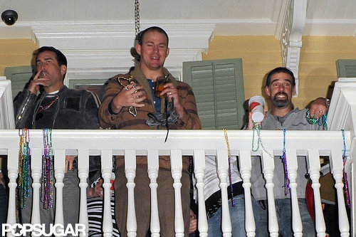 Channing Tatum celebrated at his bar in New Orleans on Friday night.
Channing Tatum celebrated at his bar in New Orleans on Friday night.