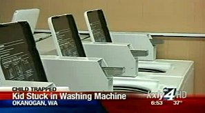 Quick-thinking Mom Rescues Her 5-Year-Old from a Washing Machine