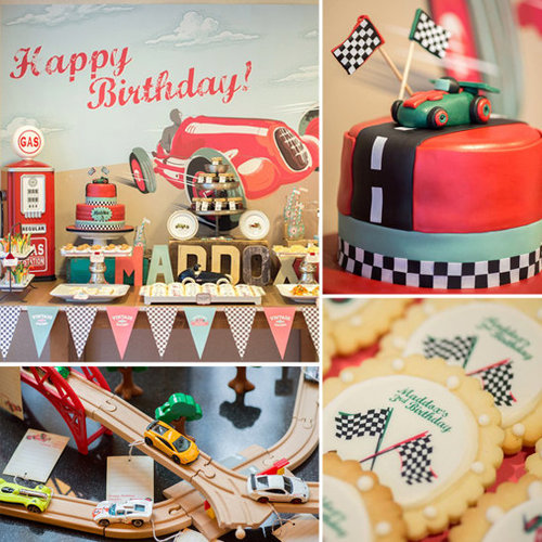 A Vintage Race Car Birthday Party A Vintage Race Car Birthday Party