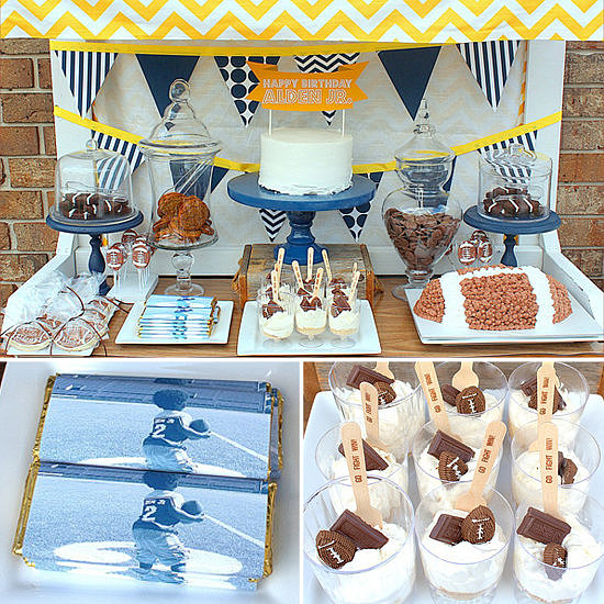 A Striped and Chevron Football Party A Striped and Chevron Football Party