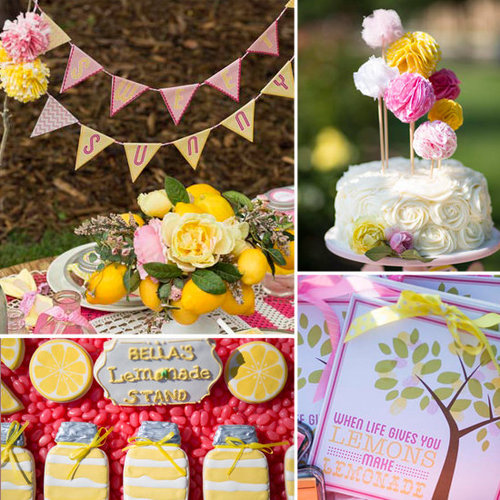 A Sweet and Sunny Lemonade Party A Sweet and Sunny Lemonade Party