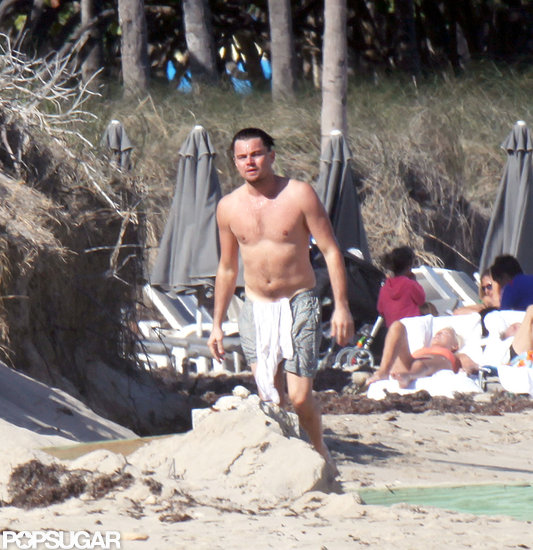 Leonardo DiCaprio went shirtless in Miami over the weekend.
Leonardo DiCaprio went shirtless in Miami over the weekend.