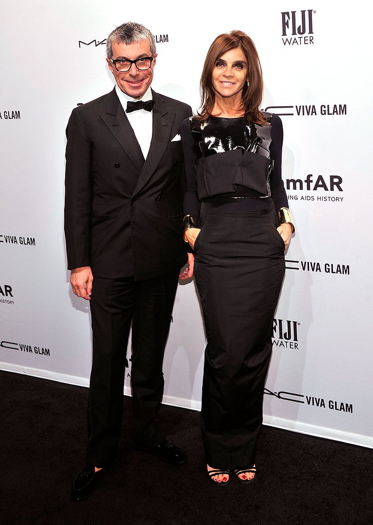 Giorgio Guidotti and Carine Roitfeld Giorgio Guidotti and Carine Roitfeld