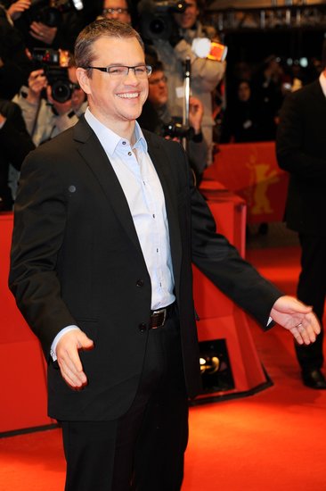 Matt Damon smiled on the red carpet Friday night in Berlin at the premiere of his film Promised Land.
Matt Damon smiled on the red carpet Friday night in Berlin at the premiere of his film Promised Land.