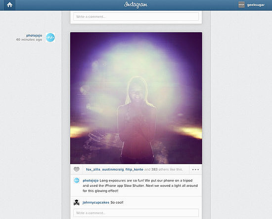 Instagram Feed on the Web