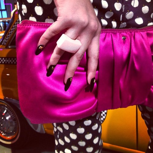 How perfect is this bright pink clutch from Kate Spade?
How perfect is this bright pink clutch from Kate Spade?