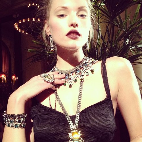 Dannijo's presentation brought glamour to a new level.
Dannijo's presentation brought glamour to a new level.