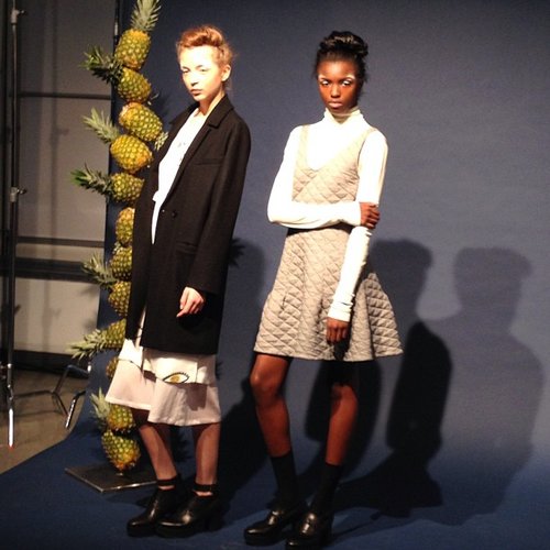 The Creatures of Comfort collection got a hint of schoolgirl attitude from fit-and-flare dresses.
The Creatures of Comfort collection got a hint of schoolgirl attitude from fit-and-flare dresses.
