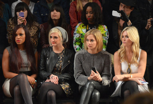 Eve, Ashlee Simpson, Leigh Lezark, and Tinsley Mortimer attended the Nicole Miller show at New York Fashion Week in February.
Eve, Ashlee Simpson, Leigh Lezark, and Tinsley Mortimer attended the Nicole Miller show at New York Fashion Week in February.