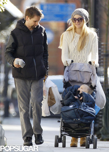 Kate Hudson pushed Bingham in his stroller on a London stroll with Matthew Bellamy.
Kate Hudson pushed Bingham in his stroller on a London stroll with Matthew Bellamy.