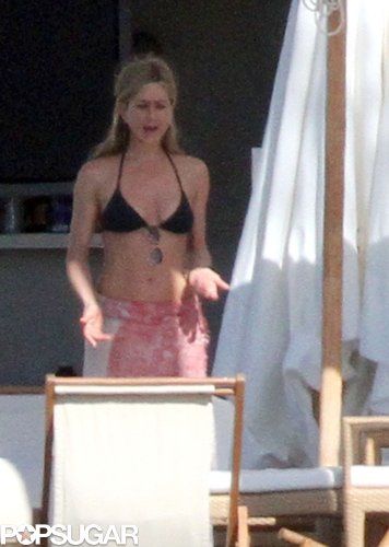 Jennifer Aniston wrapped a sarong around her waist during a November 2010 trip to Cabo.
Jennifer Aniston wrapped a sarong around her waist during a November 2010 trip to Cabo.