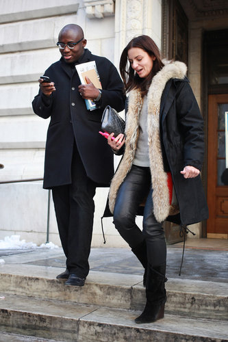 A fur-lined anorak is a Winter staple; add leather pants, and it feels rocker chic.
A fur-lined anorak is a Winter staple; add leather pants, and it feels rocker chic.