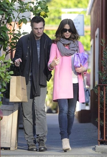 Kate Beckinsale's pink coat is just what her daytime outfit, which included Earnest Sewn jeans and a gray scarf, needed. Follow her lead and throw a pink jacket over your favorite jeans.
Kate Beckinsale's pink coat is just what her daytime outfit, which included Earnest Sewn jeans and a gray scarf, needed. Follow her lead and throw a pink jacket over your favorite jeans.