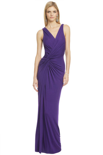 This purple-hued Donna Karan Deep Thought gown is equal parts sophisticated and sexy. It retails for $2,495, but borrow it for $350.
This purple-hued Donna Karan Deep Thought gown is equal parts sophisticated and sexy. It retails for $2,495, but borrow it for $350.