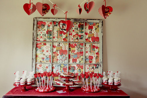 The focal point of the party was the sweets table, where cupcakes, cookies, and vintage posters set the theme of the soiree.
Source: Jenny Cookies
The focal point of the party was the sweets table, where cupcakes, cookies, and vintage posters set the theme of the soiree.
Source: Jenny Cookies