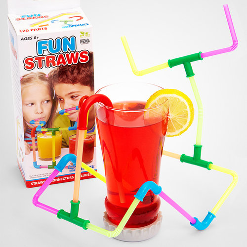 Who knew kids could build their own drinking devices? This colorful set of straws and connectors ($7) lets them have fun doing just that.
Who knew kids could build their own drinking devices? This colorful set of straws and connectors ($7) lets them have fun doing just that.
