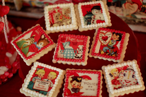 The party was based on vintage valentines, and the cookies represented the theme perfectly.
Source: Jenny Cookies
The party was based on vintage valentines, and the cookies represented the theme perfectly.
Source: Jenny Cookies