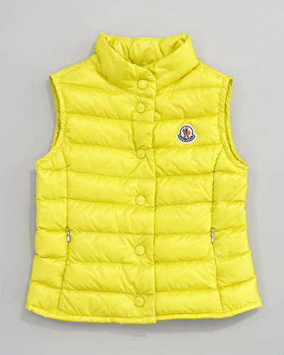 A yellow quilted vest ($270) works for Mardi Gras, and it's also a great year-round layering piece.
A yellow quilted vest ($270) works for Mardi Gras, and it's also a great year-round layering piece.