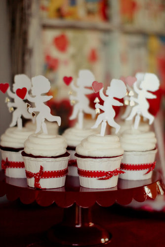 Even though the event was about decorating cookies, it wouldn't have been a Valentine's Day party without some red velvet cupcakes. The desserts were finished off with a Cupid cupcake topper and red ribbon.
Source: Jenny Cookies
Even though the event was about decorating cookies, it wouldn't have been a Valentine's Day party without some red velvet cupcakes. The desserts were finished off with a Cupid cupcake topper and red ribbon.
Source: Jenny Cookies