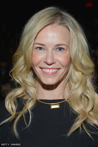 Chelsea Handler Diane von Furstenberg Fall 2013 Fashion Show Closeup Chelsea Handler Style