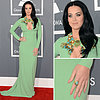 Pictures of Katy Perry in Gucci Resort '12 at 2013 Grammys