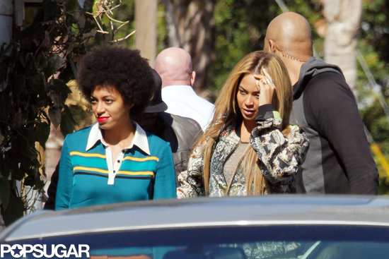 Solange Knowles and Beyonce Knowles spent time together in LA. Solange Knowles and Beyonce Knowles spent time together in LA.