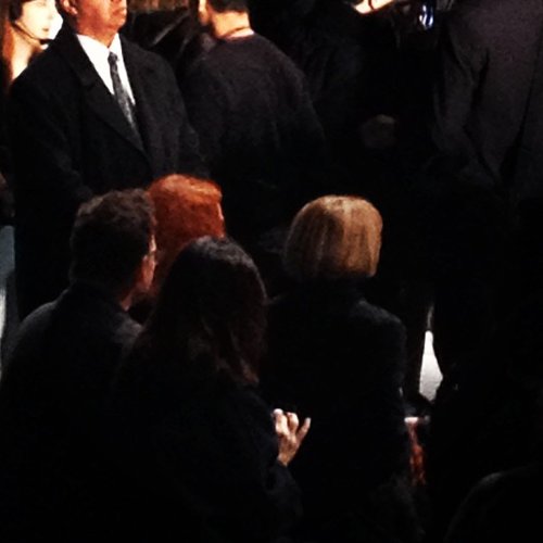 Spotted: Anna Wintour and Grace Coddington sitting front row at Michael Kors.
Spotted: Anna Wintour and Grace Coddington sitting front row at Michael Kors.