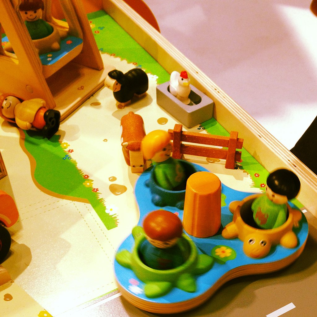 We loved Hape's wooden school-yard toys.
We loved Hape's wooden school-yard toys.