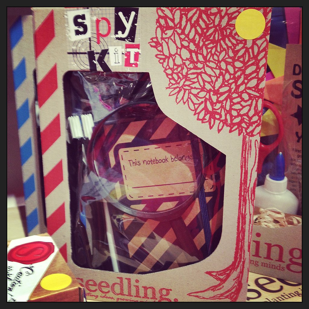 Seedling's cool Spy Kit will make a great gift!
Seedling's cool Spy Kit will make a great gift!