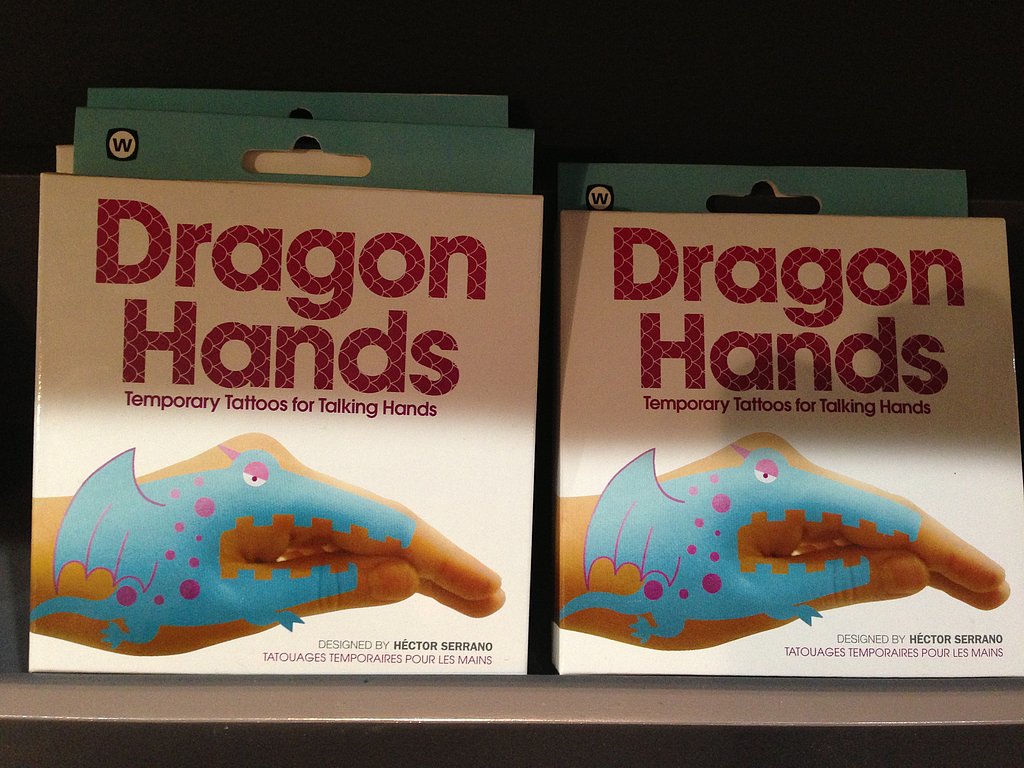 Turning your hand into a puppet with a temporary tattoo? Genius!
Turning your hand into a puppet with a temporary tattoo? Genius!